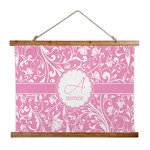 Floral Vine Wall Hanging Tapestry - Wide (Personalized)