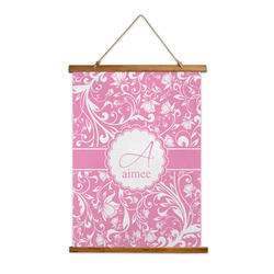 Floral Vine Wall Hanging Tapestry (Personalized)
