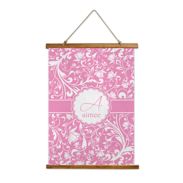 Custom Floral Vine Wall Hanging Tapestry (Personalized)