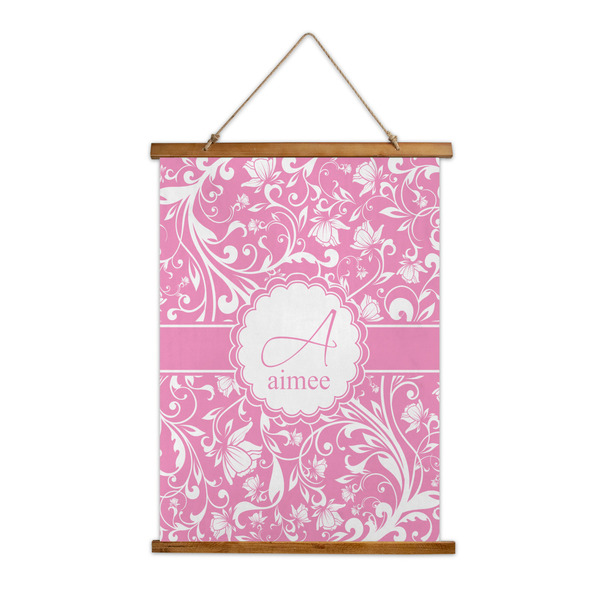 Custom Floral Vine Wall Hanging Tapestry (Personalized)