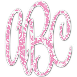 Floral Vine Monogram Decal - Small (Personalized)