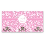 Floral Vine Wall Mounted Coat Rack (Personalized)