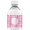 Floral Vine Water Bottle Label - Single Front