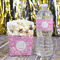 Floral Vine Water Bottle Label - w/ Favor Box