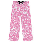 Floral Vine Womens Pajama Pants - XL