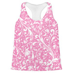 Floral Vine Womens Racerback Tank Top - Large