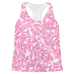 Floral Vine Womens Racerback Tank Top - Small