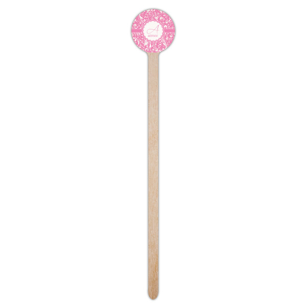 Floral Vine Wooden 7.5" Stir Stick - Round - Single Stick