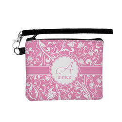 Floral Vine Wristlet ID Case w/ Name and Initial