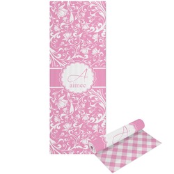 Floral Vine Yoga Mat - Printed Front and Back (Personalized)