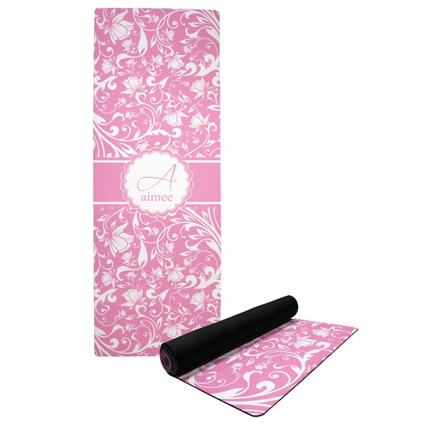 Custom Floral Vine Yoga Mat (Personalized)