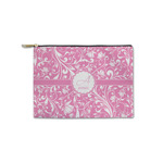 Floral Vine Zipper Pouch - Small - 8.5"x6" (Personalized)