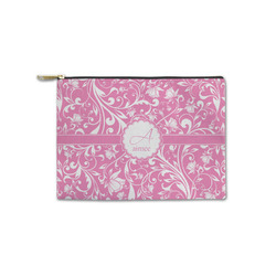 Floral Vine Zipper Pouch - Small - 8.5"x6" (Personalized)