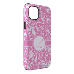 Floral Vine iPhone Case - Rubber Lined - iPhone 14 Plus (Personalized)