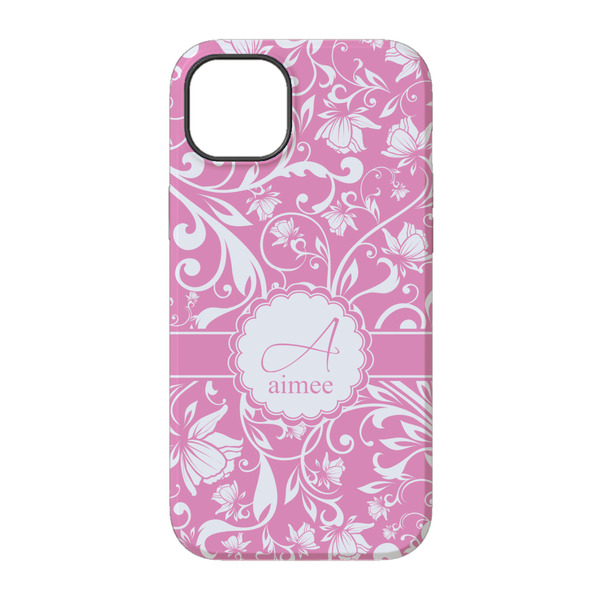 Floral Vine iPhone 14 Tough Case - Back