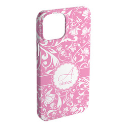 Floral Vine iPhone Case - Plastic - iPhone 15 Plus (Personalized)