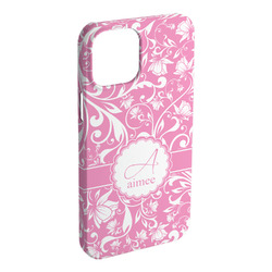 Floral Vine iPhone Case - Plastic - iPhone 15 Pro Max (Personalized)