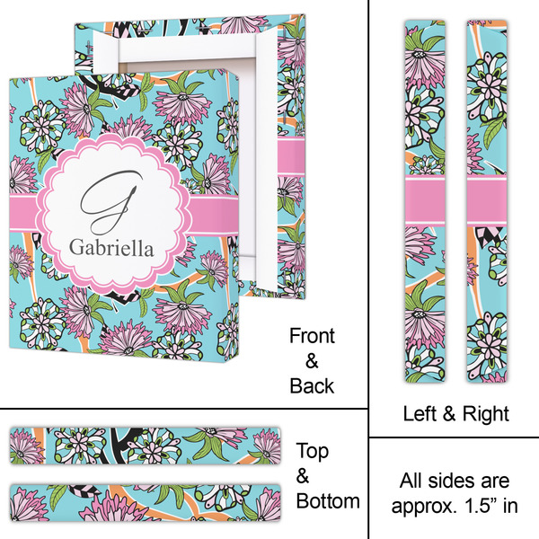 Summer Flowers 11x14 - Canvas Print - Approval