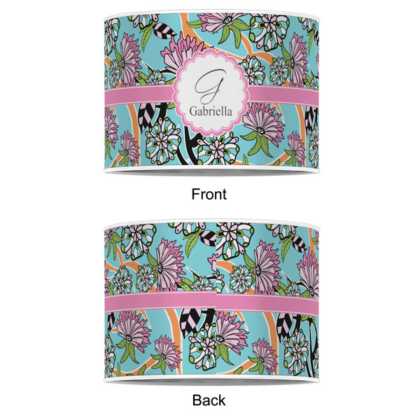 Summer Flowers 12" Drum Lampshade - APPROVAL (Poly Film)