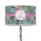 Summer Flowers 12" Drum Lamp Shade - Poly-film (Personalized)