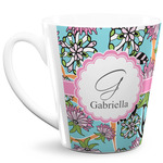 Summer Flowers 12 Oz Latte Mug (Personalized)