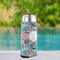 Summer Flowers Can Cooler - Tall 12oz - In Context