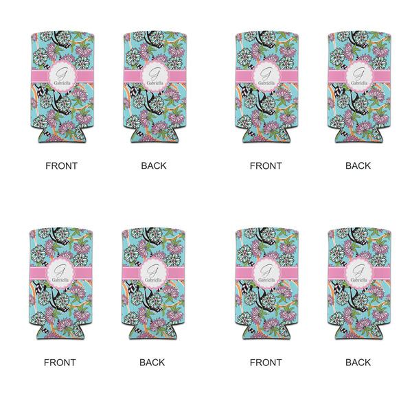 Summer Flowers 12oz Tall Can Sleeve - Set of 4 - APPROVAL