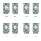 Summer Flowers 12oz Tall Can Sleeve - Set of 4 - APPROVAL