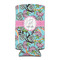 Summer Flowers 12oz Tall Can Sleeve - Set of 4 - FRONT