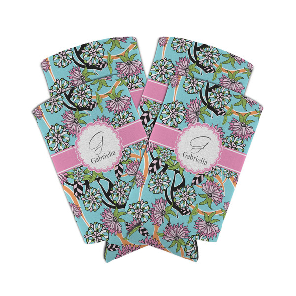 Summer Flowers 12oz Tall Can Sleeve - Set of 4 - MAIN