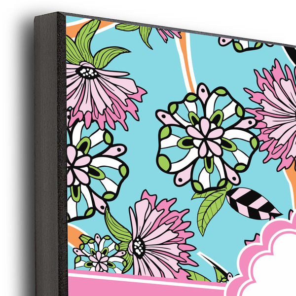 Summer Flowers 12x12 Wood Print - Closeup