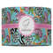 Summer Flowers 16" Drum Lampshade - FRONT (Fabric)