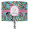 Summer Flowers 16" Drum Lamp Shade - Fabric (Personalized)