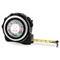 Summer Flowers 16 Foot Black & Silver Tape Measures - Front