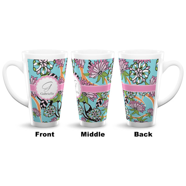 Summer Flowers 16 Oz Latte Mug - Approval