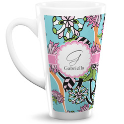 Summer Flowers 16 Oz Latte Mug (Personalized)