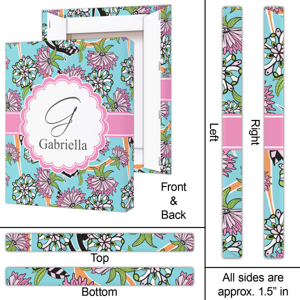 Summer Flowers 16x20 - Canvas Print - Approval