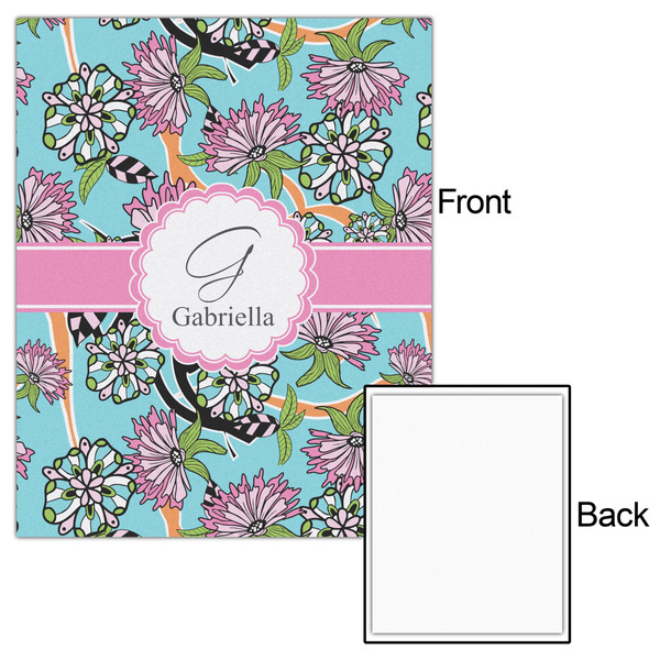 Summer Flowers 16x20 - Matte Poster - Front & Back