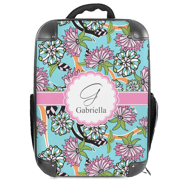 Custom Summer Flowers Hard Shell Backpack (Personalized)