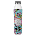 Summer Flowers 20oz Stainless Steel Water Bottle - Full Print (Personalized)