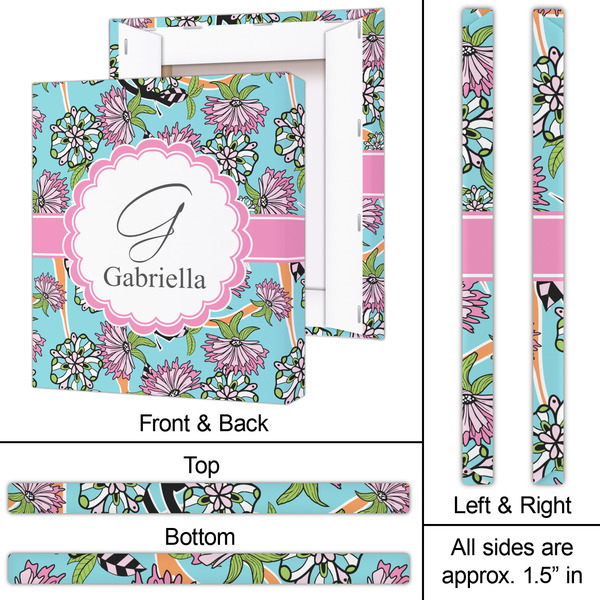 Summer Flowers 20x24 - Canvas Print - Approval