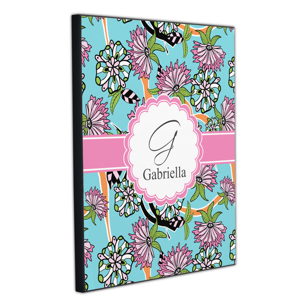 Summer Flowers 20x24 Wood Print - Angle View