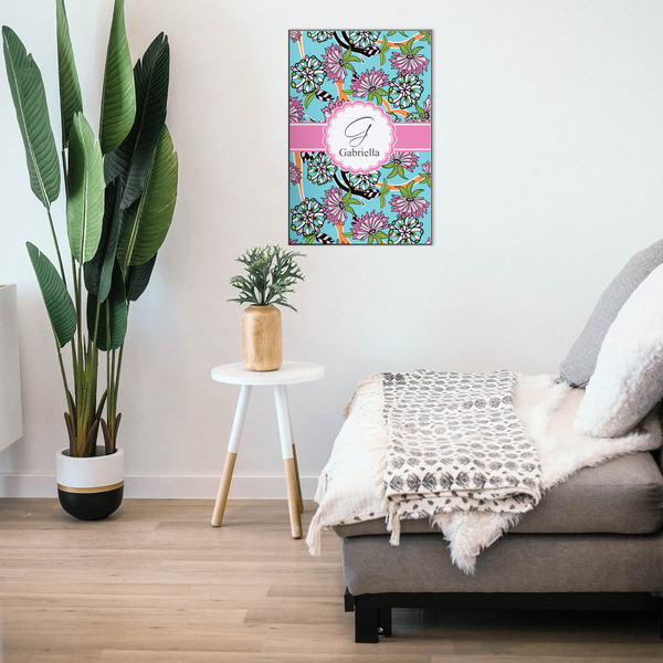 Summer Flowers 20x30 Wood Print - In Context