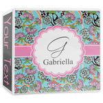 Summer Flowers 3-Ring Binder - 3 inch (Personalized)