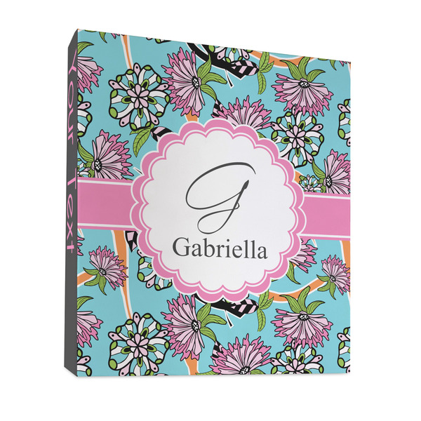 Summer Flowers 3 Ring Binders - Full Wrap - 1" - FRONT