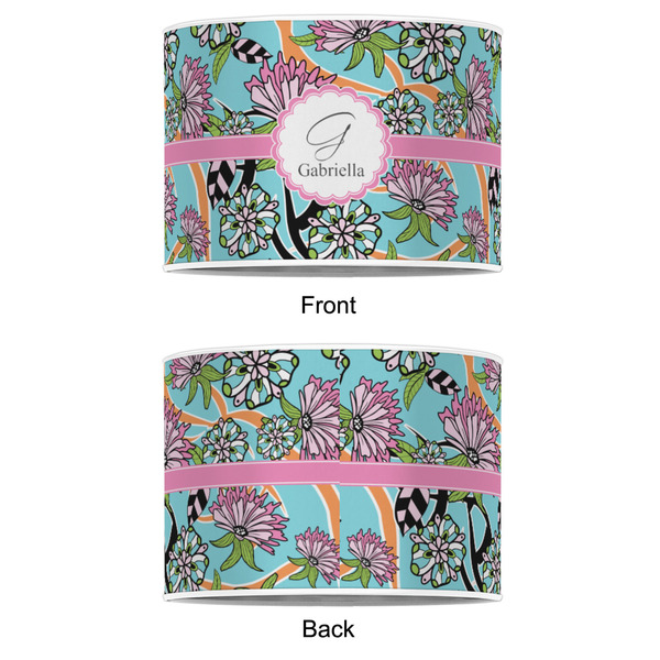 Summer Flowers 8" Drum Lampshade - APPROVAL (Poly Film)