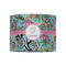Summer Flowers 8" Drum Lampshade - FRONT (Fabric)