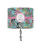 Summer Flowers 8" Drum Lamp Shade - Fabric (Personalized)