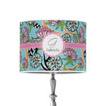 Summer Flowers 8" Drum Lamp Shade - Poly-film (Personalized)