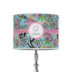 Summer Flowers 8" Drum Lamp Shade - Poly-film (Personalized)
